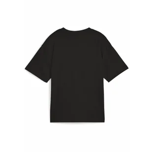 Młodzieżowa koszulka Essentials Boxy PUMA Black - Odzież sportowa dziecięca - miniaturka - grafika 1