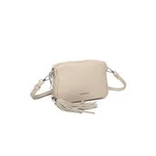 Torebki damskie - Praktyczna Stylowa Beżowa Listonoszka Torebka Damska LUIGISANTO Jasny Beż - miniaturka - grafika 1