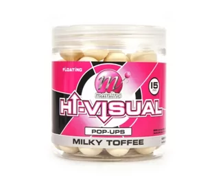Kulki Pływające Pop Up Mainline Hi Visual 12 mm Mleczne Toffi - Zanęty - miniaturka - grafika 1