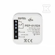 Sterowniki i przekaźniki - Przekaźnik elektromagnetyczny dopuszczalny 24VAC/DC, 10A PEP-01/024 - miniaturka - grafika 1