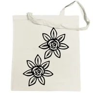 Torby i wózki na zakupy - Torba na zakupy nadruk KWIAT KWIATY - miniaturka - grafika 1