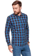 Koszule męskie - Wrangler, Koszula męska, Ls 1Pkt Button Down Glow Orange W5874Nq48, rozmiar S - miniaturka - grafika 1