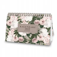 Kalendarze - Kalendarz biurkowy 2025 Flowers na biurko stojący - miniaturka - grafika 1