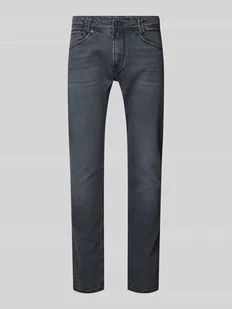 Jeansy o kroju tapered fit z 5 kieszeniami model ‘SPIKE’ - Spodnie męskie - miniaturka - grafika 1