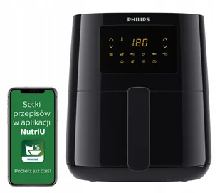 Frytkownica Frytownica Beztłuszczowa Philips Airfryer Ovi 4 Osoby 1400W - Frytownice gastronomiczne - miniaturka - grafika 1