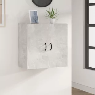 Szafka wisząca, betonowa szarość, 60x31x60 cm - Regały - miniaturka - grafika 1
