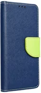Etui i futerały do telefonów - Samsung Kabura Fancy Book do Galaxy J5 2017 granatowy / limonka - miniaturka - grafika 1