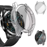 Akcesoria do pulsometrów i zegarków sportowych - Etui ochronne do Huawei Watch GT2 46mm Prze�roczyste - miniaturka - grafika 1