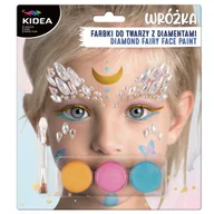 Farby i media malarskie - Farbki Do Twarzy Zestaw Wróżka Z Diamentami Kidea - miniaturka - grafika 1