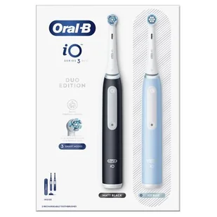Oral-B iO 3 2szt. Niebieski&Czarny - Szczoteczki elektryczne - miniaturka - grafika 1