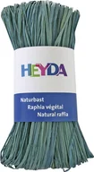 Scrapbooking - Heyda rafia naturalna 50 g, niebieski pastel - miniaturka - grafika 1