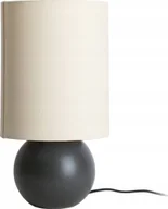 Lampy stojące - Lampa stołowa Leitmotiv Lampa stołowa ALMA, płócienny abażur, Ø 16 cm - miniaturka - grafika 1