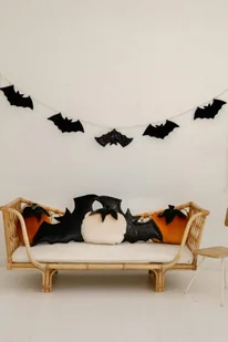 Girlanda dekoracyjna na Halloween "5 nietoperzy" - Girlandy - miniaturka - grafika 1
