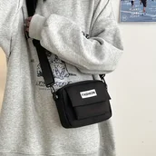 Torebki damskie - TEMU Japońsko-inspirowana Torba na Ramię z Regulowanym Paskiem - Wytrzymała Nylonowa Torebka w Stylu Kampusowym dla Kobiet, 4 Kolory - miniaturka - grafika 1