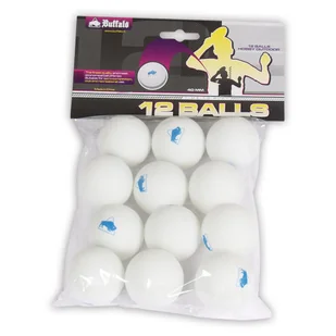 Buffalo Hobby Outdoor piłeczki do tenisa stołowego 12szt. - Tenis stołowy - miniaturka - grafika 1