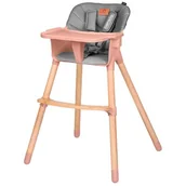 Krzesełka do karmienia - Krzesełko do karmienia LIONELO Koen Różowy - miniaturka - grafika 1