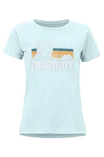Koszulki i topy damskie - Marmot damska koszulka na świeżym powietrzu z krótkim rękawem, Corydalis Blue Heather, X-Small - grafika 1