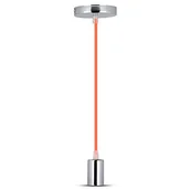 Lampy sufitowe - V-TAC V-TAC lampa wisząca VT-7338 E27 Max 60W pomarańczowa SKU 3788 - miniaturka - grafika 1