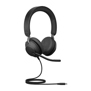 Jabra Evolve2 40 SE przewodowy stereofoniczny zestaw słuchawkowy z certyfikatem UC, z kablem przedłużającym USB-C - Sprzęt konferencyjny i radiowęzłowy - miniaturka - grafika 1