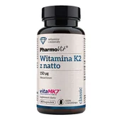 Suplementy naturalne - PHARMOVIT Pharmovit Witamina Witamina K2 z natto 60 k - miniaturka - grafika 1