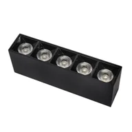 Lampy sufitowe - Lampa liniowa natynkowa 15W  3000K czarna 1061 - Decorativi - miniaturka - grafika 1