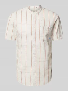 Koszula casualowa o kroju slim fit ze stójką - Koszule męskie - miniaturka - grafika 1