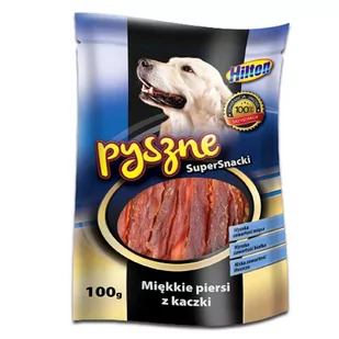 Hilton Miękkie Piersi Z Kaczki Przysmak 100G - Przysmaki dla psów - miniaturka - grafika 1