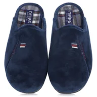 Kapcie męskie - Pantofle męskie hiszpańskie Neles T9-4724A MARINO R.45 - miniaturka - grafika 1