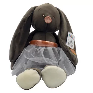 Axiom Maskotka Króliczka Edytka szara 26 cm - Maskotki i pluszaki - miniaturka - grafika 3