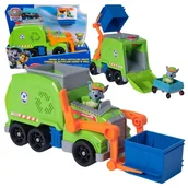 Samochody i pojazdy dla dzieci - Psi Patrol Pojazd Ratunkowy Deluxe Rocky Śmieciarka Z Akcesoriami - miniaturka - grafika 1