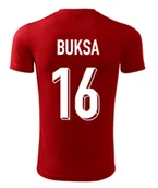 Koszulki sportowe męskie - Treningowa Koszulka POLSKA BUKSA 16 - miniaturka - grafika 1