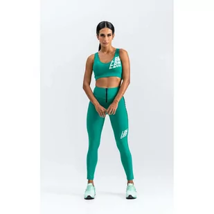 Biustonosz sportowy LABELLAMAFIA SPORTS BRA BRAVE GREEN - Bielizna sportowa damska - miniaturka - grafika 2