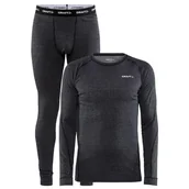 Bielizna sportowa męska - Zestaw męski Craft Core Wool Merino Rozmiar: XL / Kolor: szary - miniaturka - grafika 1