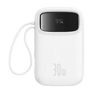 Powerbanki - Powerbank Baseus QPow 2 10000mAh 30W (biały) - miniaturka - grafika 1