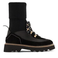 Botki damskie - Botki Badura STARK-06W4-023 Czarny - miniaturka - grafika 1