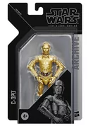 Figurki dla dzieci - Hasbro Star Wars Star Wars The Black Series Archive C-3PO zabawka 15 cm w skali Star Wars: Figurka z nową nadzieją, zabawki dla dzieci w wieku od 4 lat wielokolorowa jeden rozmiar F4369 F4369 - miniaturka - grafika 1