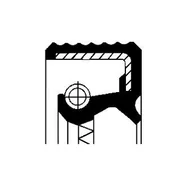 Układ zawieszenia - akcesoria - Pierścień uszczelniający wału, piasta koła Corteco 07016735B - miniaturka - grafika 1