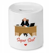 Skarbonki - Dla Bosmana Skarbonka na Urodziny na Prezent z Nadrukiem ze Zdjęciem + Opakowanie na prezent (wzór 04) - miniaturka - grafika 1