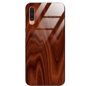 Etui i futerały do telefonów - Etui drewniane Samsung Galaxy A50 Premium Wood Mahogany Forestzone Glass - miniaturka - grafika 1