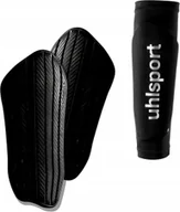 Piłka nożna - Uhlsport Ochraniacze na goleń r.S czarny - miniaturka - grafika 1