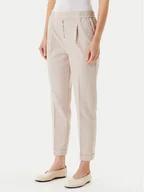 Spodnie damskie - United Colors Of Benetton Chinosy 49KBDF090 Granatowy Slim Fit - miniaturka - grafika 1