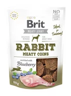 Przysmaki dla psów - Brit BRIT Jerky Snack Rabbit Meaty Coins with Blueberry 80g 44748-uniw - miniaturka - grafika 1