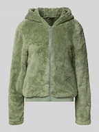 Kurtki damskie - Kurtka z futerka o kroju regular fit z kapturem model ‘NEW ANNA’ - miniaturka - grafika 1