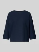 Koszulki i topy damskie - Koszulka 3/4 o kroju loose fit z mieszanki bawełny z domieszką modalu - miniaturka - grafika 1