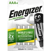 Ładowarki i akumulatory - Akumulator AAA Universal 4 szt. Energizer - miniaturka - grafika 1