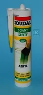 Kleje i inne preparaty budowlane - Soudal Uszczelniacz akrylowy 280ml-biały - miniaturka - grafika 1