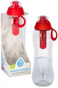 Butelka filtrująca DAFI SOFT 0,5L + 1 filtr MAKOWA CZERWONA - Butelki filtrujące - miniaturka - grafika 1