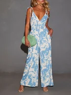 Kombinezony - LA Angels Kombinezon w kolorze błękitno-białym - miniaturka - grafika 1