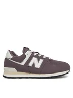 Buty dla dziewczynek - New Balance Sneakersy GC574LCE Fioletowy - miniaturka - grafika 1