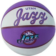 Koszykówka - Piłka koszowa Wilson NBA Team Retro Mini UTA JAZZ 3 3200XBUTA - miniaturka - grafika 1
